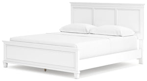 Fortman - White - California King Panel Bed