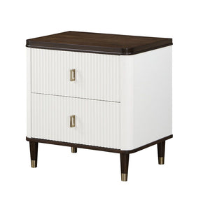 Box Spring Required Upholstered Bed Wooden Legss with Metal Caps Drawer: Metal Side Drawer Glide, 3/4 Extension, Dovetail Included, Safety Stop Included Mirror Beveled