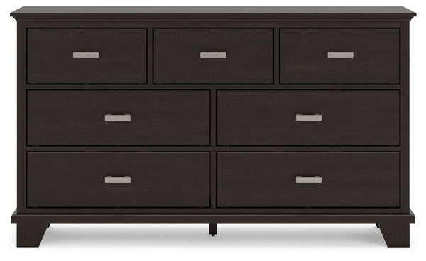 Covetown - Dark Brown - Dresser
