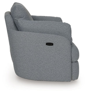 Alainmont Next-Gen Nuvella - Salt and Pepper - Swivel Power Recliner