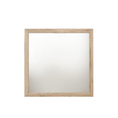 Mirror (NO Beveled Edge) Shape: Square Orientation: Horizontal (Landscape) Wooden Frame: Molding Trim, 3mm Mirror<br/><br/><b>Product Features</b><ul><li>Case: 1Pc/1Ctn</li><li>Finish: Natural</li><li>Style: Transitional</li><li>Materials: Wood, Veneer (P