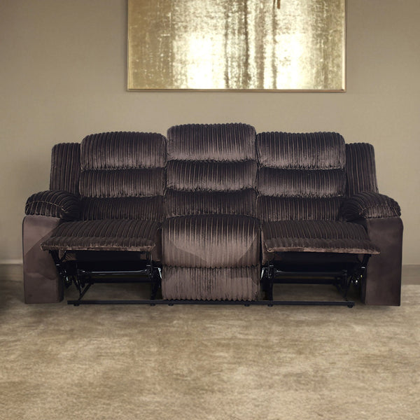 Willow - Sofa With Dual Recliner - Brown