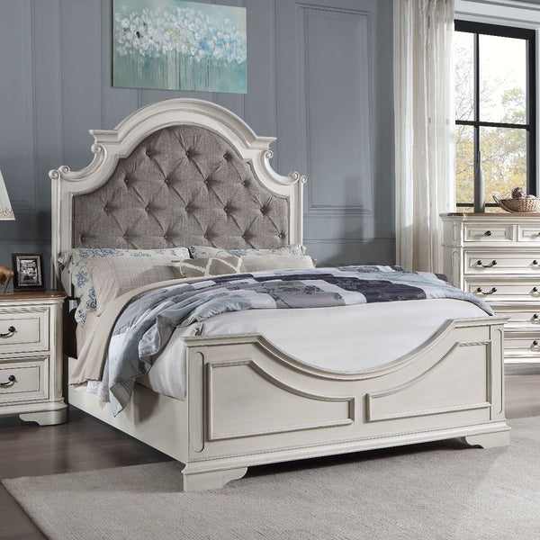Florian - Eastern King Bed - White