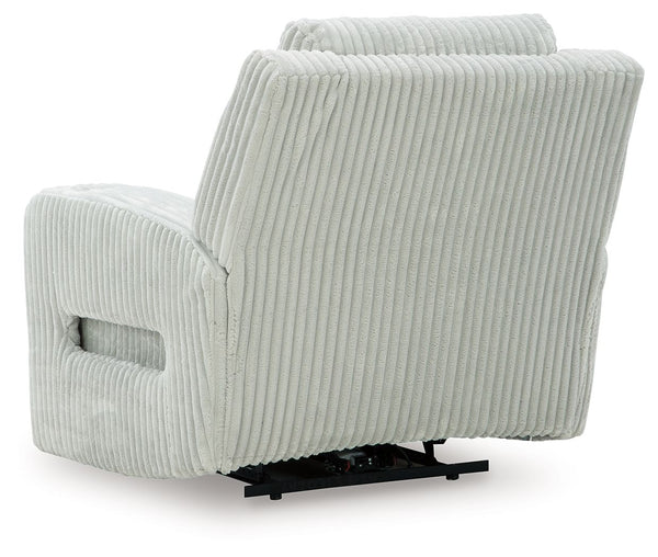 Forest Lake - Alloy - Power Recliner With Adj Headrest