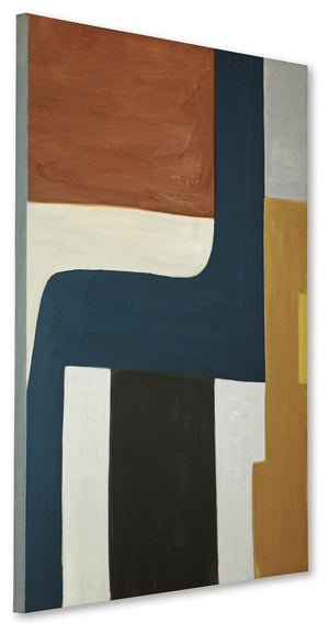  depth and boldness to your home. This gallery wrapped abstract art exudes a lifestyle of quiet luxury.<br/><b