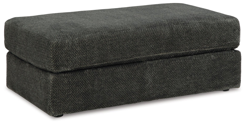 Craving casual refinement? This oversized accent ottoman has you covered. The decidedly contemporary frame is covered in an ultra-soft neutral hue, lightening the mood in your living room with simple style and everyday comfort. With its chic-meets-cozy vi
