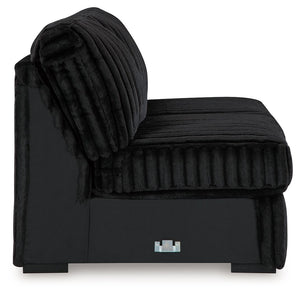 Midnight-Madness - Onyx - 3-Piece Sectional With Laf Corner Chaise