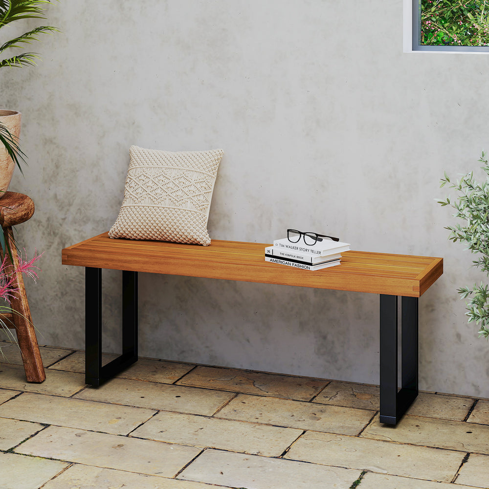 Please avoid leaving it outdoors in the rain to extend its lifespan<br>Crafted of solid acacia wood  warp-resistant  sturdy and reliable  built to last<br>Regular application of wood oil (not included) is recommended to maintain its luster<br>Supported by