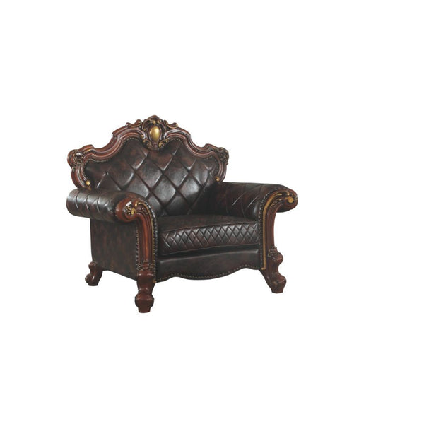  Oversized Crown & Raised Scrolled Trim: Antique Pearl w/Gold Brush (Backrest