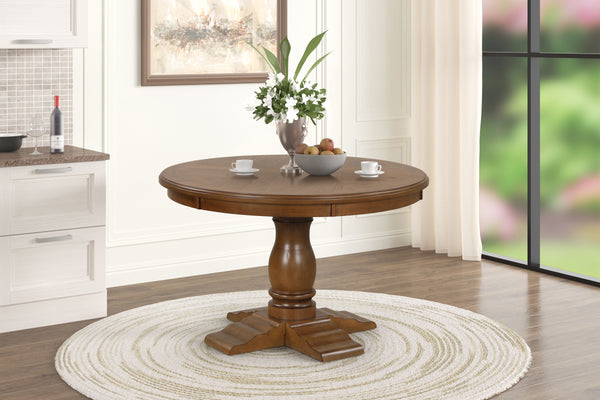 Sunset - 48## Round Dining Table - Brown