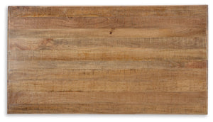 Rybergston - Light Brown - Rectangular Dining Room Table