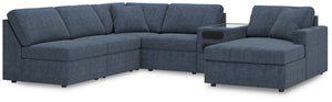 Looking cool and contemporary is great. But when it comes down to it, youâ€™re all about low-maintenance lounging. With the performance fabric on this sectional with chaise, cleaning spills is a breeze. Its customizable modular design caters to your ever-