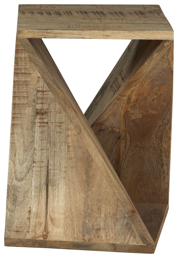 Zalemont - Distressed Brown - Accent Table