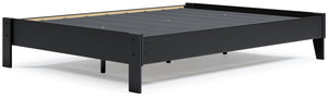 Finch - Black - Queen Platform Bed