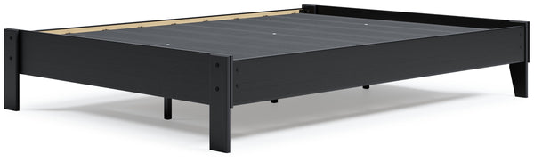 Finch - Black - Queen Platform Bed