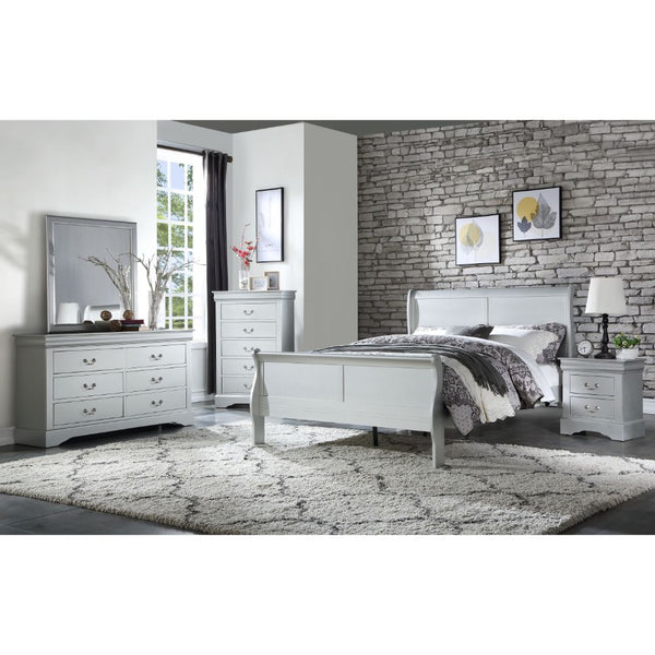 Louis Philippe - Queen Bed - Platinum