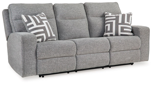 Biscoe - Pewter - 3 Pc. - Power Reclining Sofa