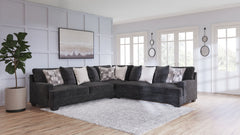 A match made in heaven, this sectional marries a cool, contemporary look and a decadently soft, plush microfiber feel. This irresistibly comfortable union is love at first touch at the end of a long day, or anytime you-'re ready to get serious about relax