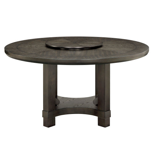 Jeffries Round Table W/Lazy Susan