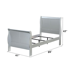 Louis Philippe III - Twin Bed - Platinum