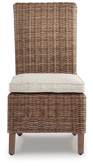 Beachcroft - Beige - Side Chair with Cushion (Set of 2)