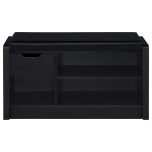 Arrington - Storage Bench - Black