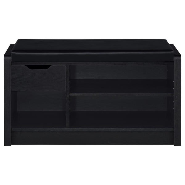 Arrington - Storage Bench - Black
