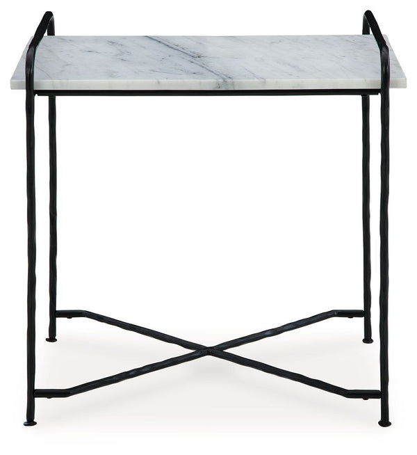  houseplant or current read. A natural marble top and metal legs give the sleek design that much more interest.<br/><br/><b>Product Fea
