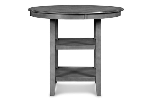  with the added convenience of two storage shelves located under the table top