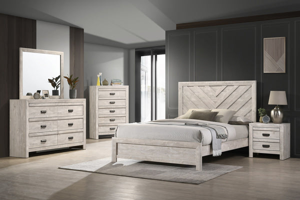 Valor - Full Bed - Antique White
