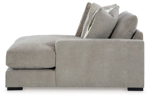 Aslan Court - Pebble - Raf Corner Chaise