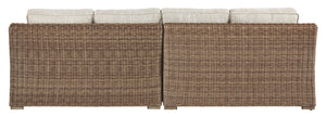  this 2-piece sectional elevates the art of alfresco living. Beautiful and durable enough for indoor and outdoor use