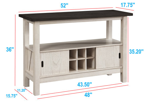 Maribelle Server Chalk Warm Grey