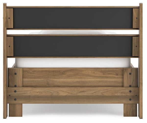Deanlow - Honey - Twin Platform Panel Bed