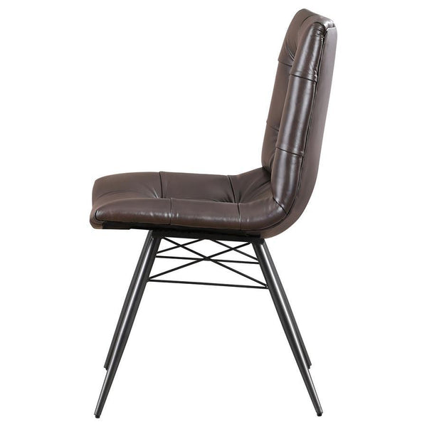 Aiken - Upholstered Dining Side Chair (Set of 4) - Brown