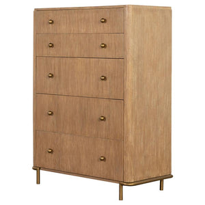 Arini - 5-Drawer Bedroom Chest - Sand Wash
