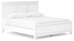 The casual design of this California king panel bed introduces a time-honored look to your restful retreat. The beautifully crafted piece is built to last, with distinctive framing that gives its headboard and footboard brilliant dimension. Whether your p