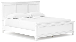 The casual design of this California king panel bed introduces a time-honored look to your restful retreat. The beautifully crafted piece is built to last, with distinctive framing that gives its headboard and footboard brilliant dimension. Whether your p
