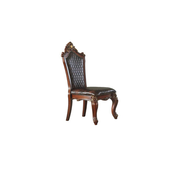  Wood Frame with Oversized Crown and Raised Scrolled Motifs Wooden Scalloped Apron Seat: Raised Molding 
