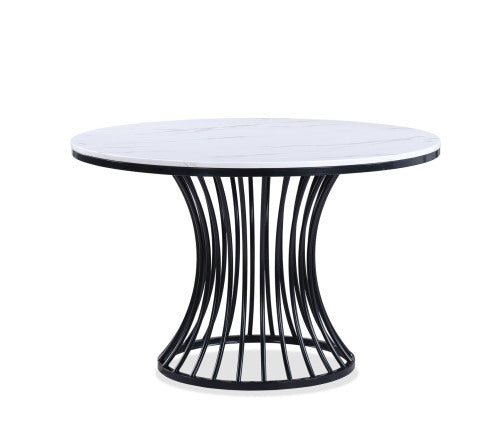 Hadley Faux Marble Round Table Top
