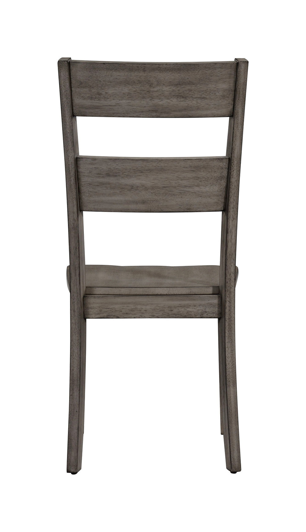This dining group exudes contemporary elegance and rustic charm, making it a versatile addition to any dining space. The set features a robust rectangular table, finished in a sleek gray wash that highlights the natural wood grain, providing a warm and in