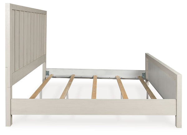 Shaybrock - Antique White - Queen Panel Bed