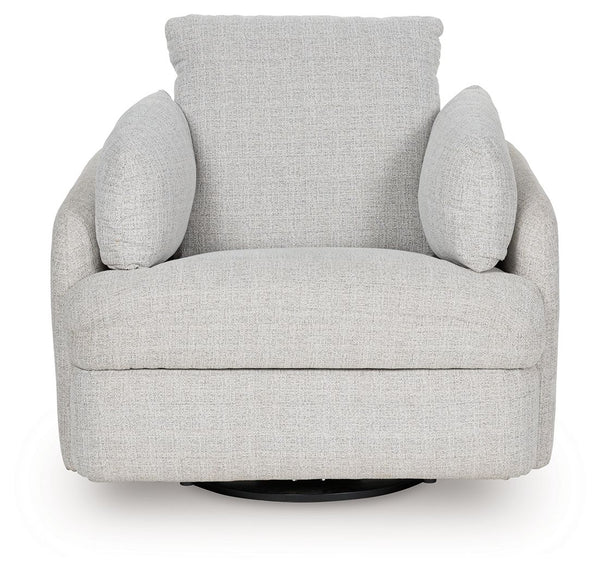Alainmont Next-Gen Nuvella - Stone - Swivel Power Recliner