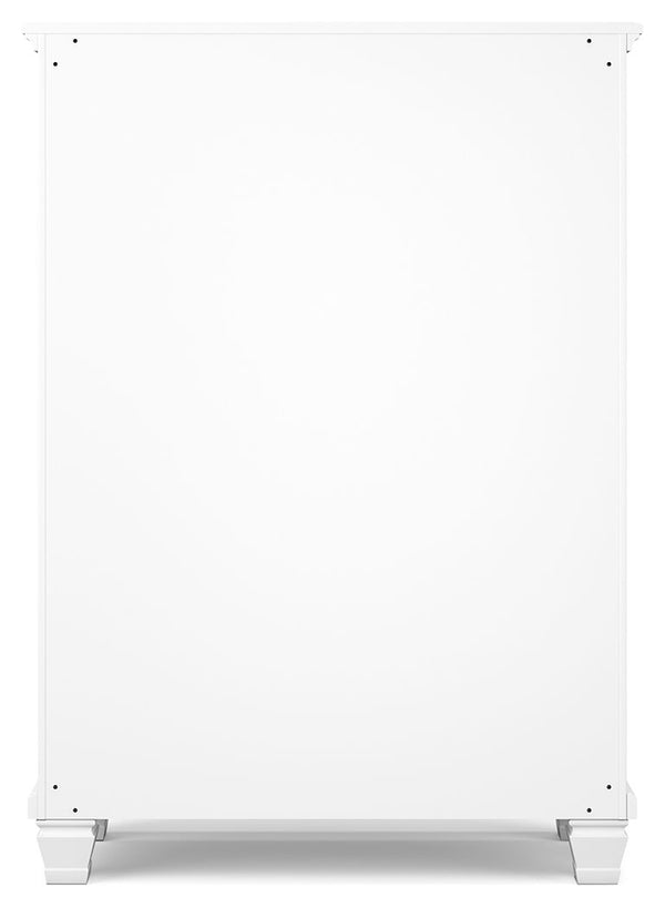 Fortman - White - Five Drawer Chest