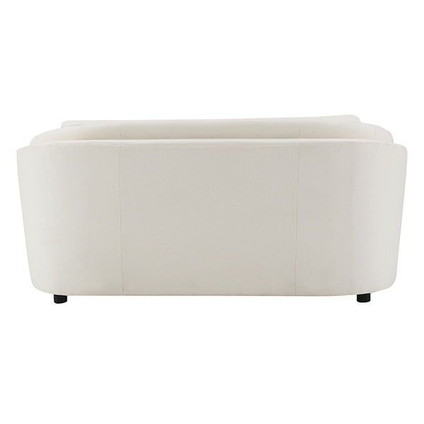 Mariko - Loveseat With 2 Pillows - Beige Linen