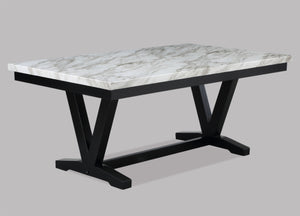Tanner Dining Tbl Faux Carrara Mbl