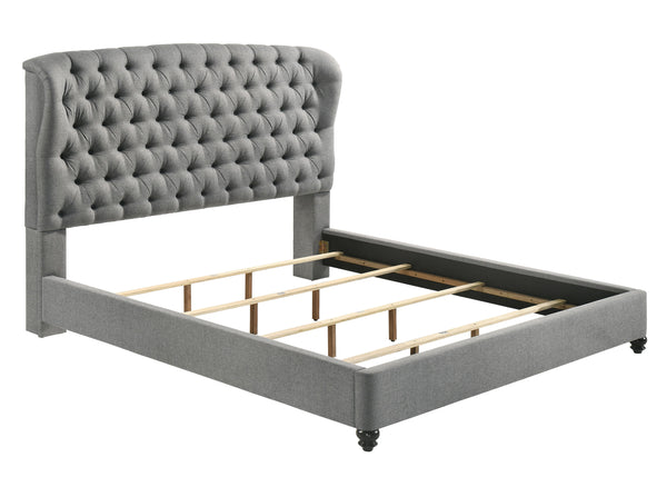 Linda - King Bed - Gray