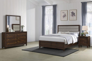 Welsley - 4 Piece California King Bedroom Set - Walnut