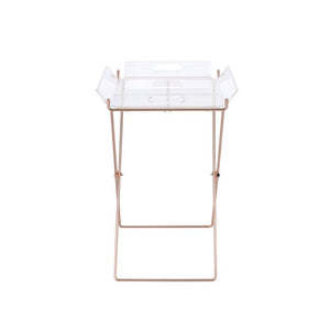  and metal stand in copper finish