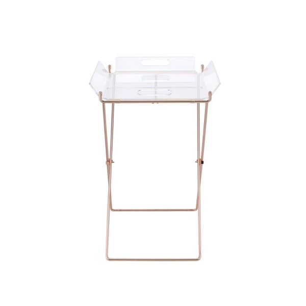  and metal stand in copper finish